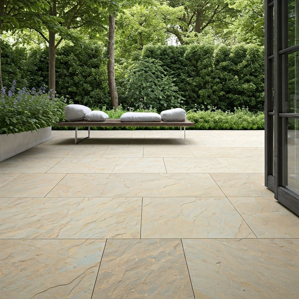 Área Externa com Pedra Natural